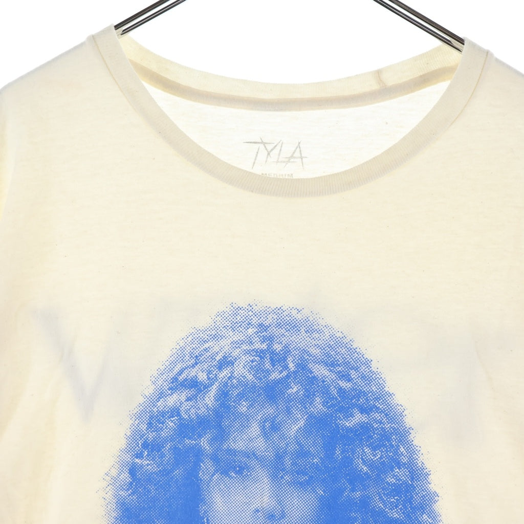 NO BRAND(ノーブランド) Tyla Water フォト プリント 半袖 Tシャツ カットソー ホワイト