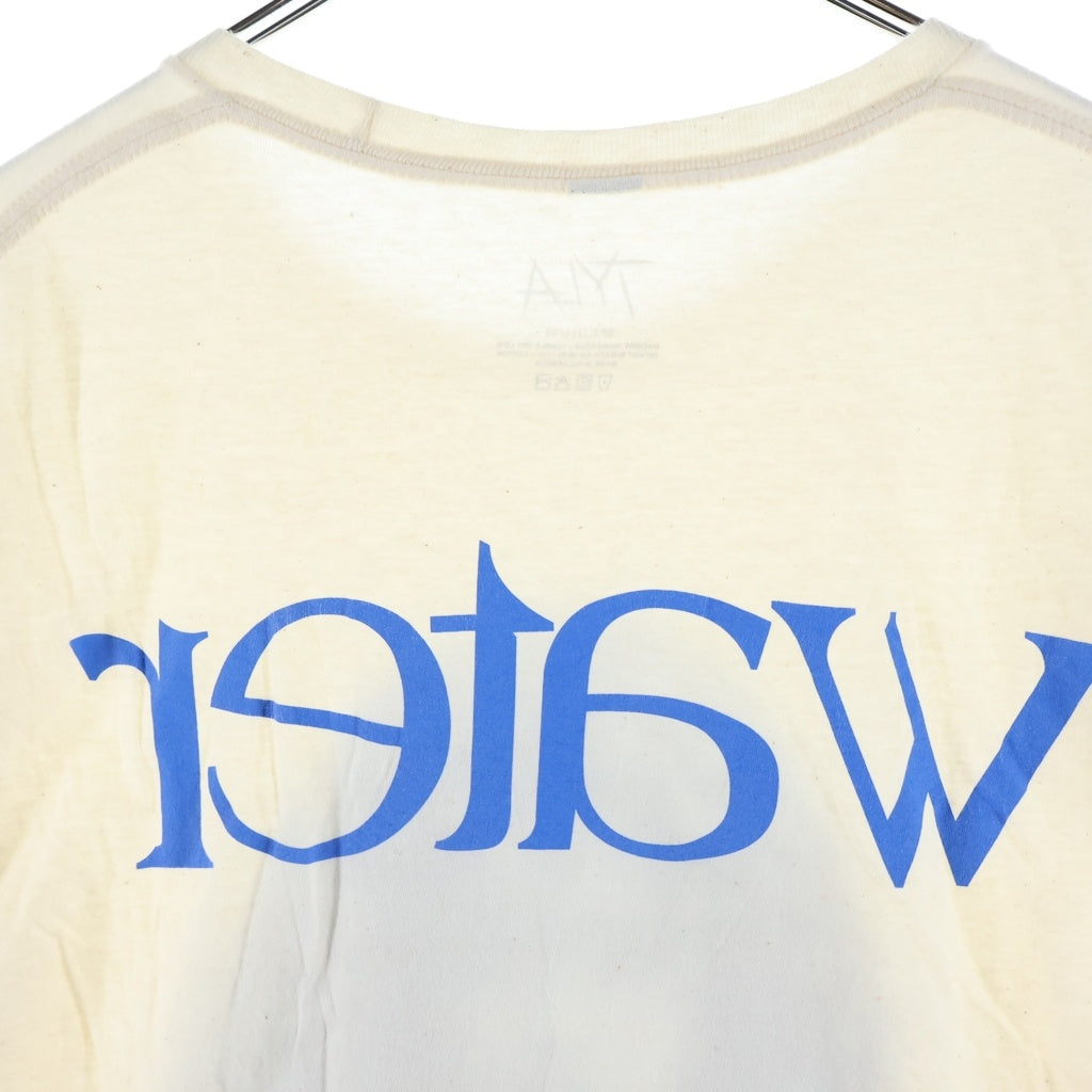 NO BRAND(ノーブランド) Tyla Water フォト プリント 半袖 Tシャツ カットソー ホワイト