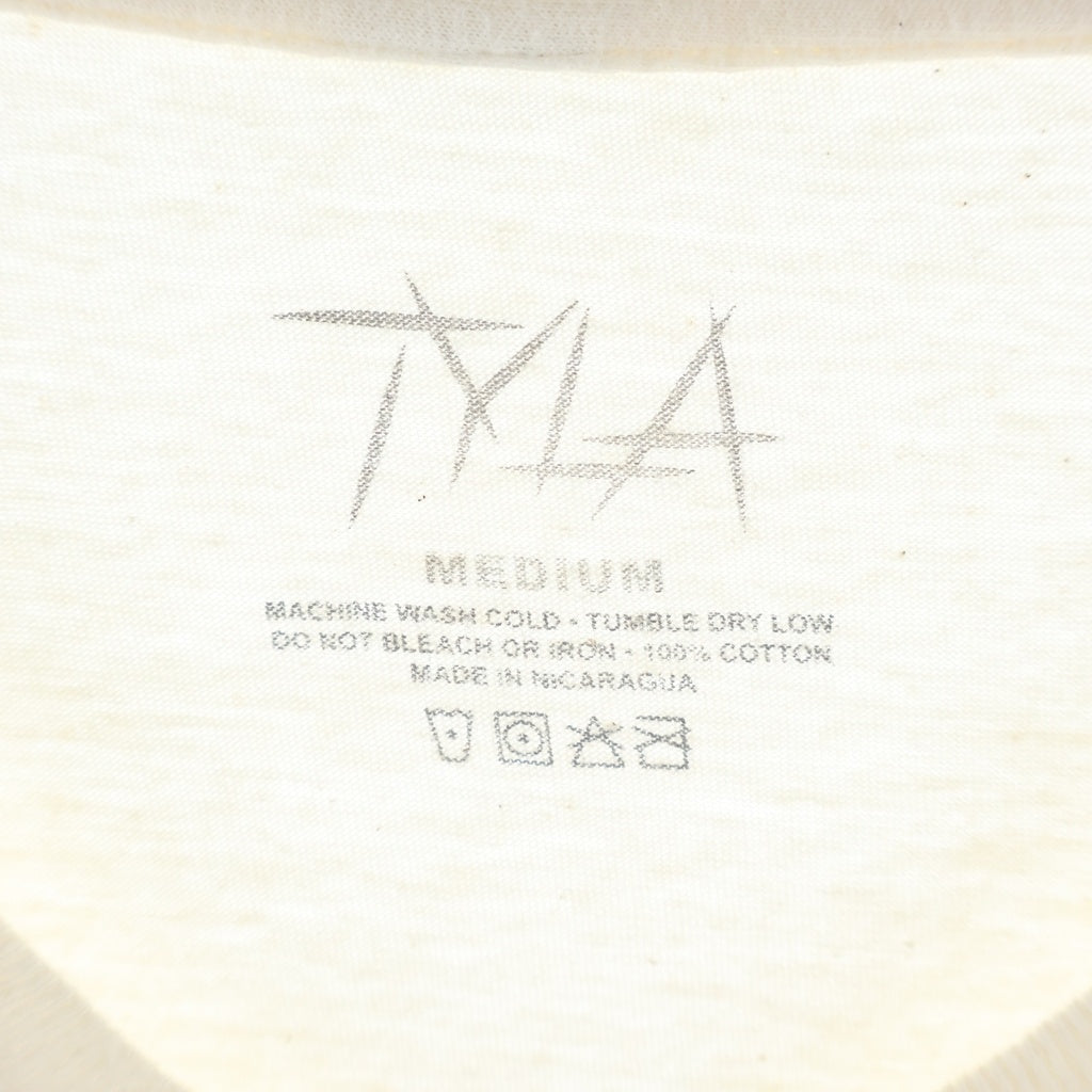 NO BRAND(ノーブランド) Tyla Water フォト プリント 半袖 Tシャツ カットソー ホワイト