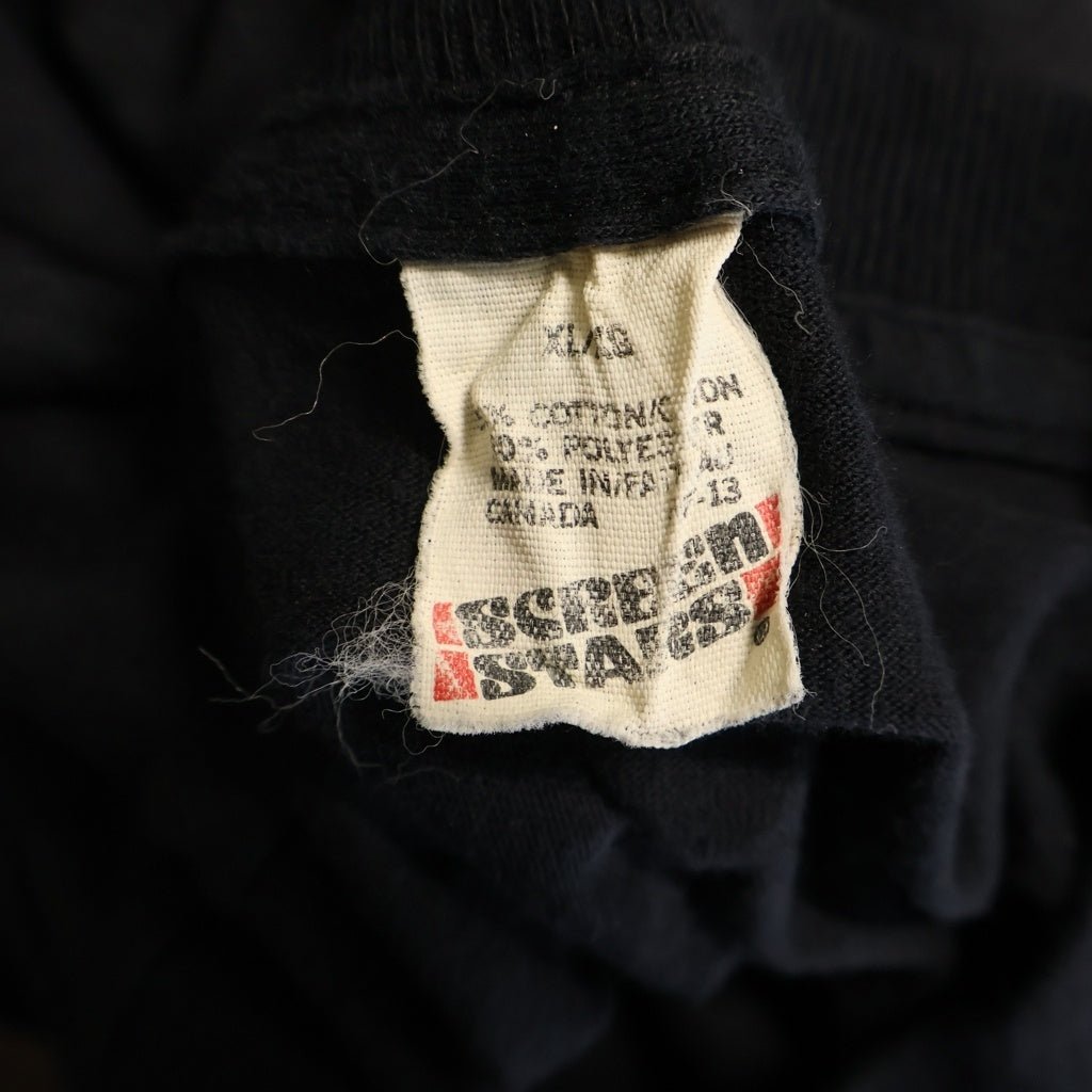 VINTAGE(ヴィンテージ) 80S FUCK Fワード プリント 半袖 Tシャツ カットソー ブラック