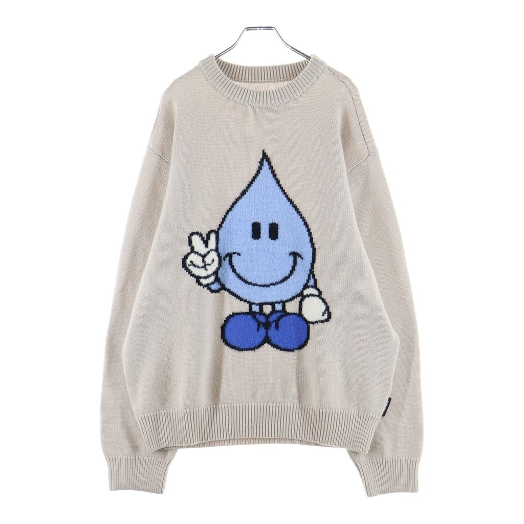 Palace Skateboards(パレススケートボーズ) 26SS WORLD INDUSTRIES KNIT キャラクター セーター ニット ベージュ