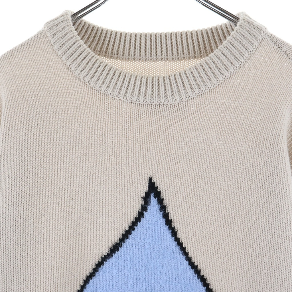 Palace Skateboards(パレススケートボーズ) 26SS WORLD INDUSTRIES KNIT キャラクター セーター ニット ベージュ