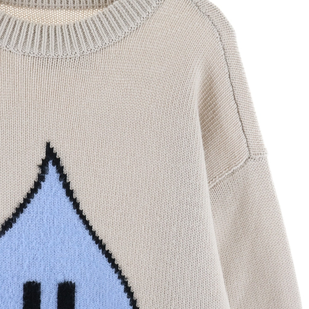 Palace Skateboards(パレススケートボーズ) 26SS WORLD INDUSTRIES KNIT キャラクター セーター ニット ベージュ