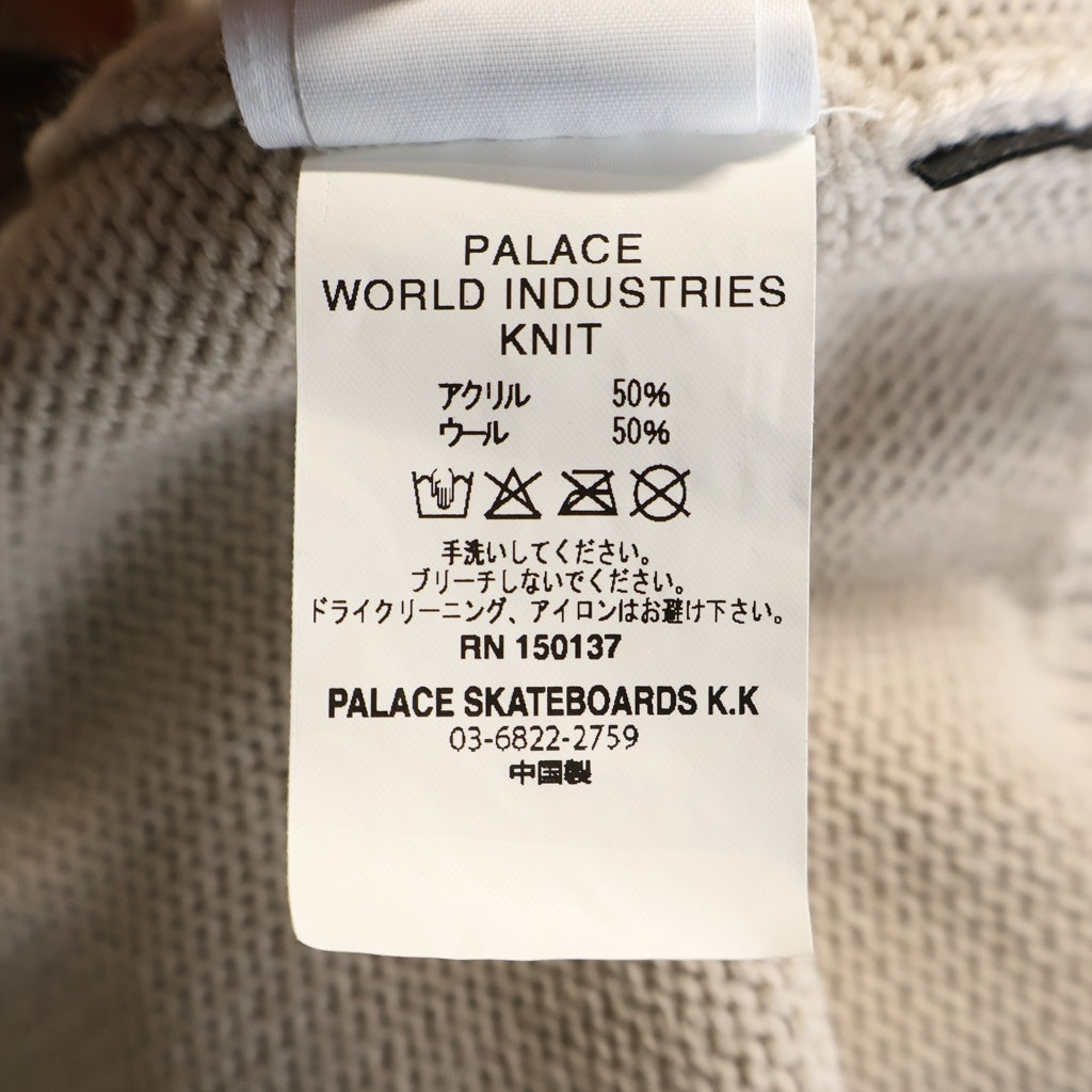 Palace Skateboards(パレススケートボーズ) 26SS WORLD INDUSTRIES KNIT キャラクター セーター ニット ベージュ