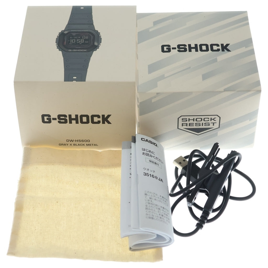 CASIO G-SHOCK(カシオ ジーショック) G-SQUAD DW-H5600MB-8JR ジースクワッド 腕時計 ブラック/グレー