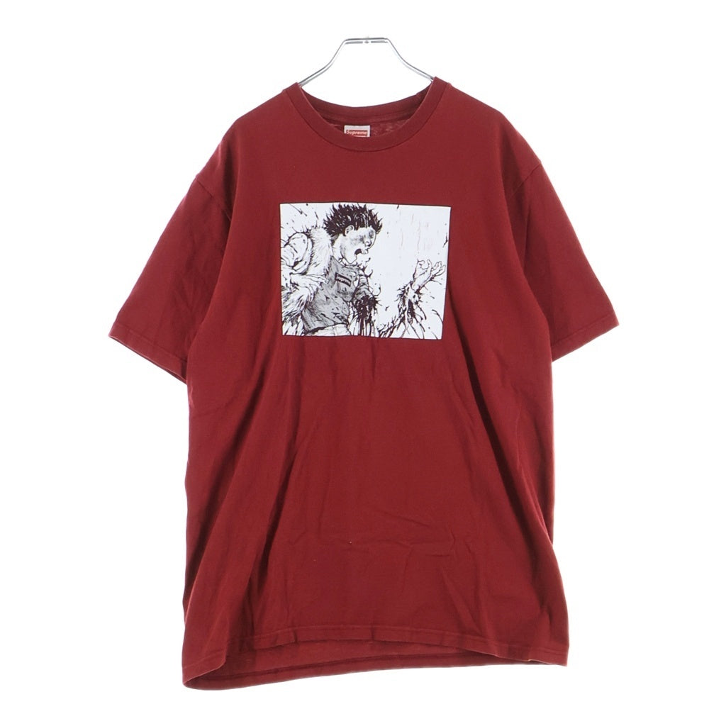 SUPREME(シュプリーム) 17AW × AKIRA Arm Tee アキラ アーム フロントプリント半袖Tシャツ カットソー レッド
