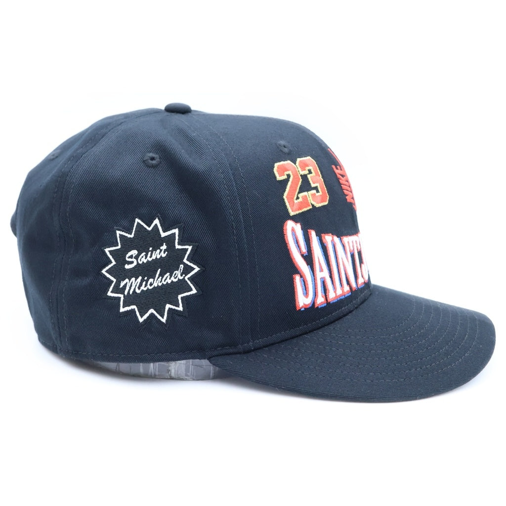 NIKE(ナイキ) SAINT MICHAEL JORDAN PRO S FB STM CAP セントマイケル ジョーダン ロゴパッチ ベースボールキャップ 帽子 ブラック IO7950-010