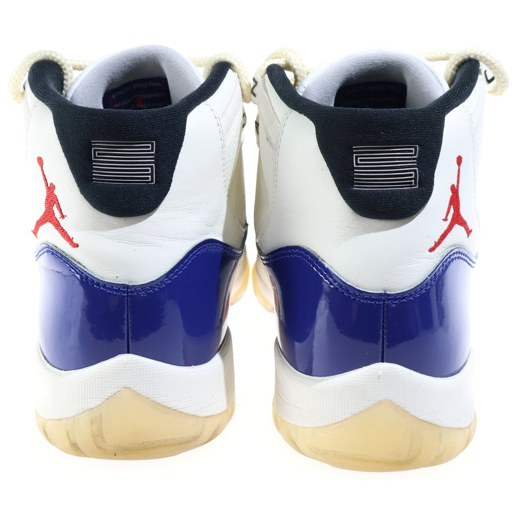 NIKE(ナイキ) AIR JORDAN 11 RETRO RARE 0 エアジョーダン11 レトロ レアエア ハイカットスニーカー ホワイト/ブルー US9.5/27.5cm IH0296-400
