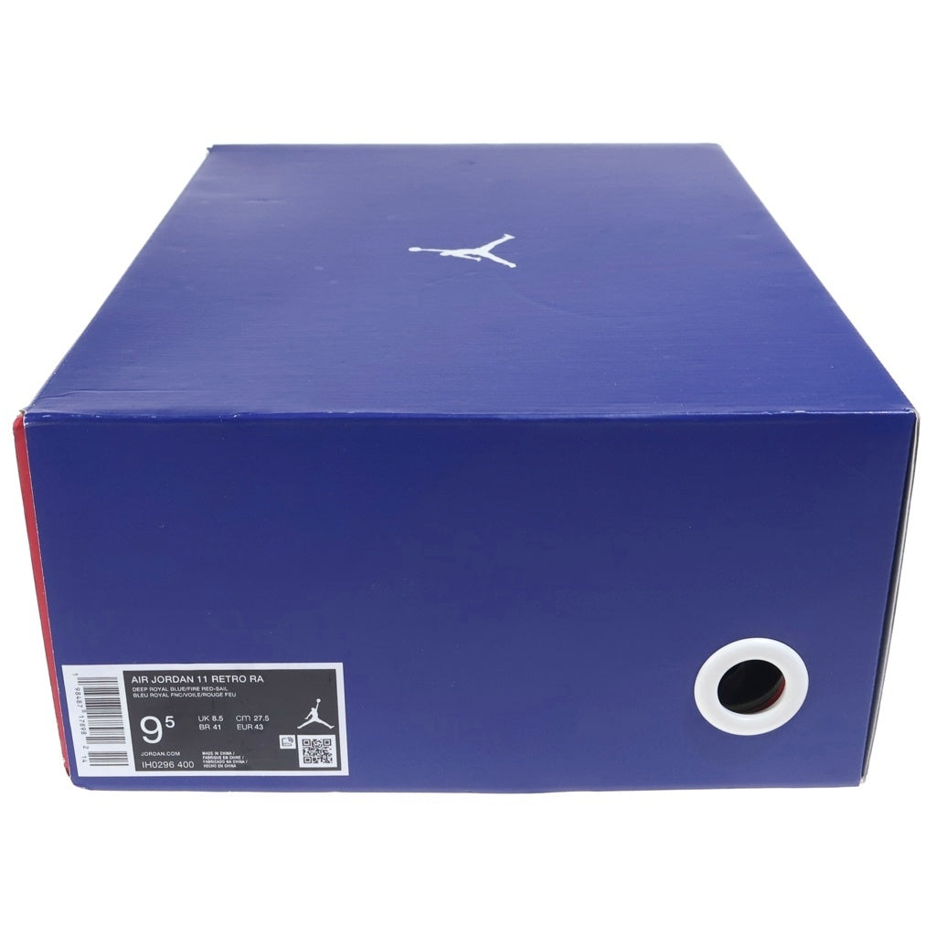 NIKE(ナイキ) AIR JORDAN 11 RETRO RARE 0 エアジョーダン11 レトロ レアエア ハイカットスニーカー ホワイト/ブルー US9.5/27.5cm IH0296-400