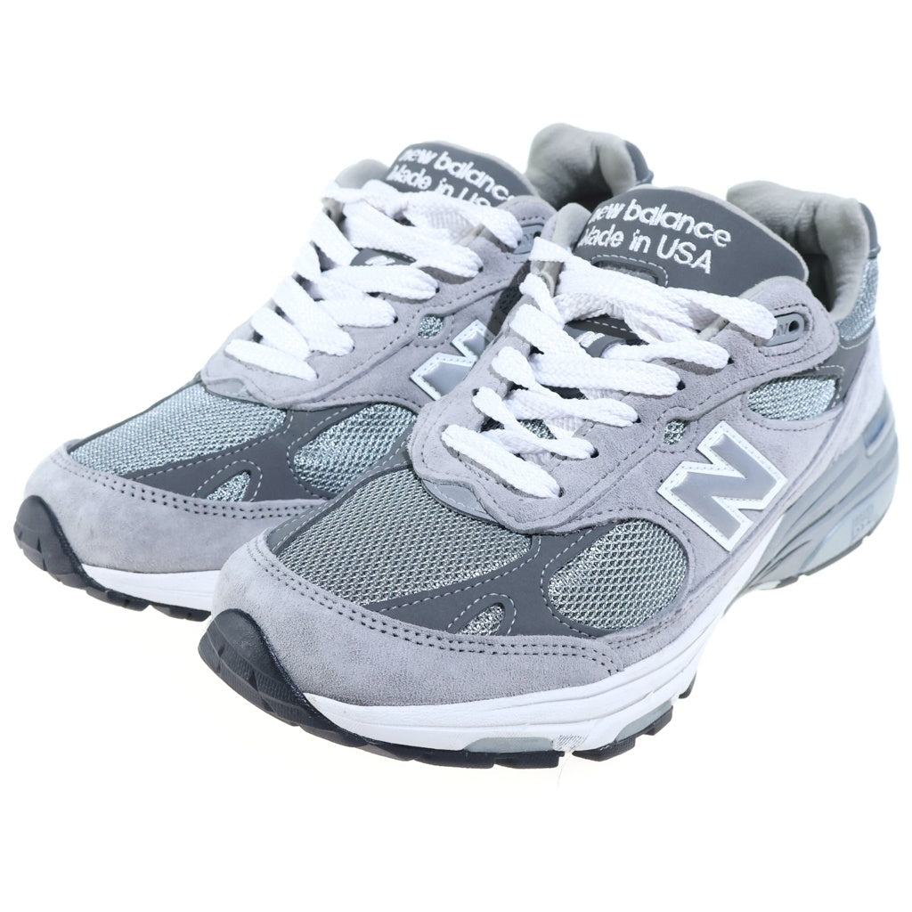 New Balance(ニューバランス) スエード ローカット スニーカー グレー US7.5/25.5cm MR993GL