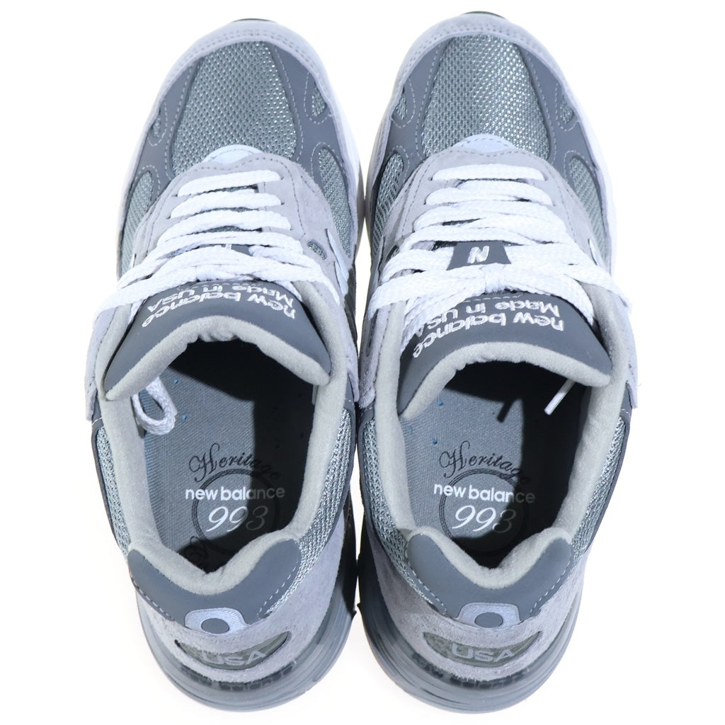 New Balance(ニューバランス) スエード ローカット スニーカー グレー US7.5/25.5cm MR993GL