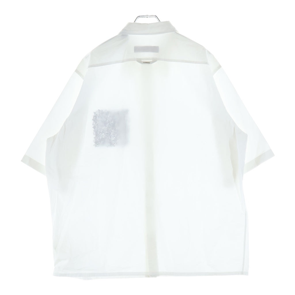 LOUIS VUITTON(ルイヴィトン) 22AW プレースドエンブロイダリーショートスリーブ半袖シャツ ホワイト RM222Q MZ0 HNS45W