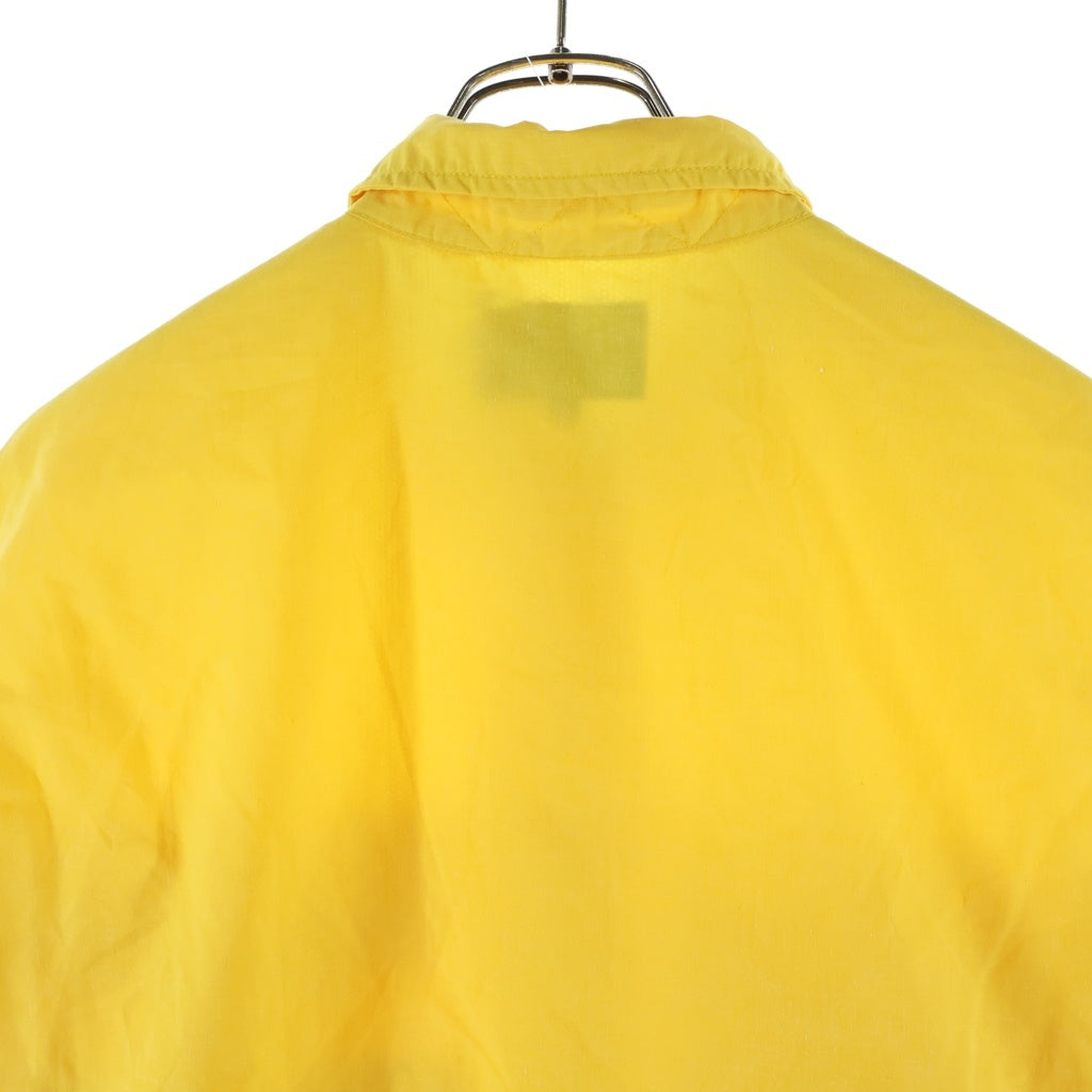THE NORTH FACE(ザノースフェイス) Purple Label Polyester Linen Field H/S Shirt スナップ ボタン 半袖 シャツ イエロー NT3320N