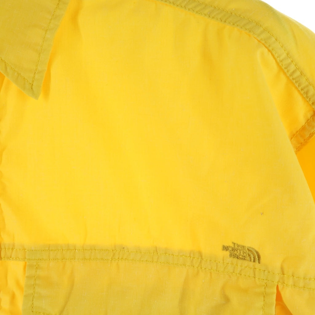 THE NORTH FACE(ザノースフェイス) Purple Label Polyester Linen Field H/S Shirt スナップ ボタン 半袖 シャツ イエロー NT3320N