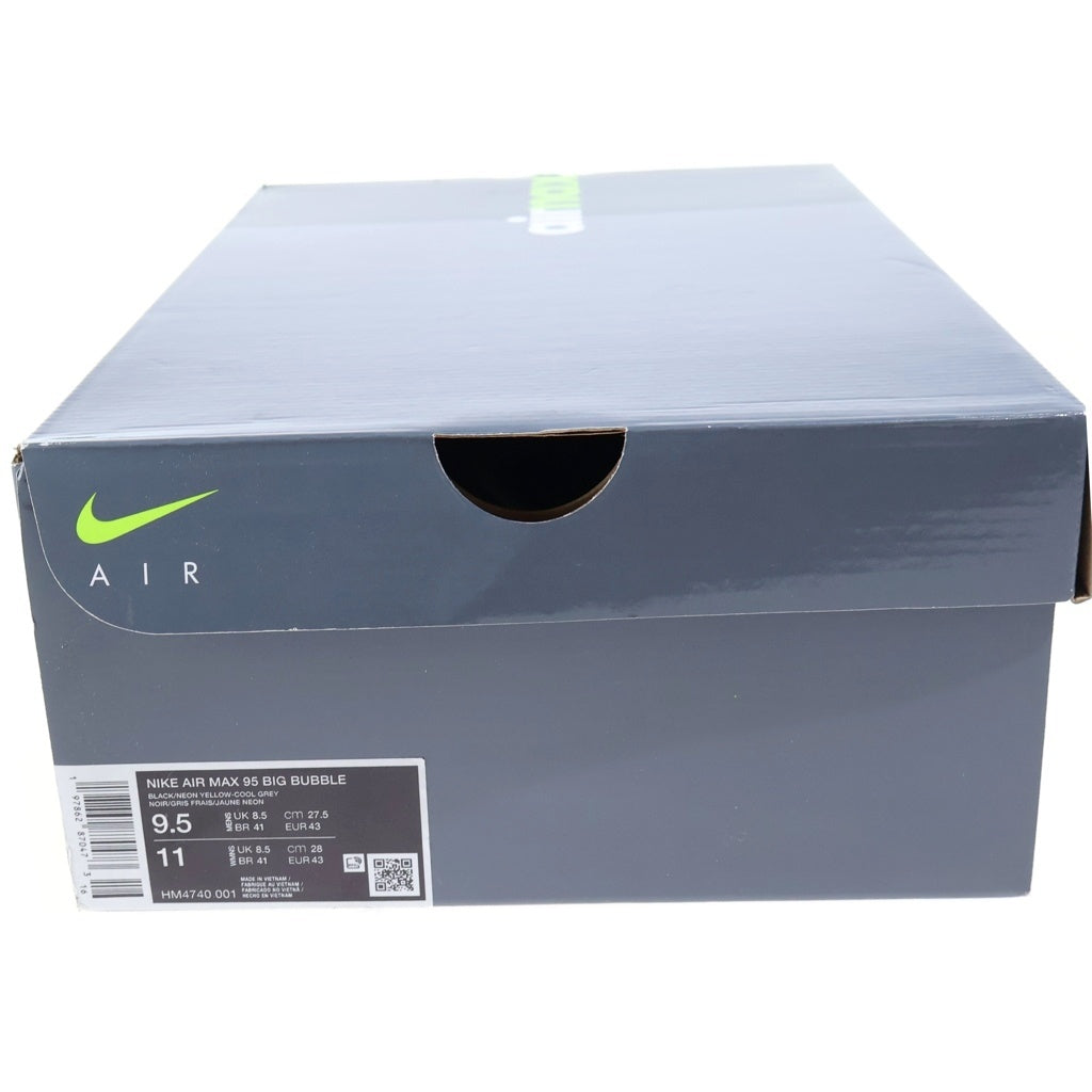 NIKE(ナイキ) AIR MAX 95 OG BIG BUBBLE エアマックス95 ビッグバブル ローカットスニーカー イエロー US10/28.0cm HM4740-001