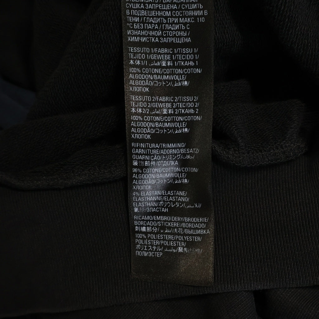 BALENCIAGA(バレンシアガ) BB Be different プリントレイヤードパーカー フーディ ブラック 720406 TNVV1