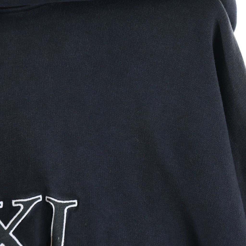 BALENCIAGA(バレンシアガ) 22AW XXXL HOODIE ロゴ刺繍 プルオーバーパーカー フーディ ブラック 713677 TNVD9