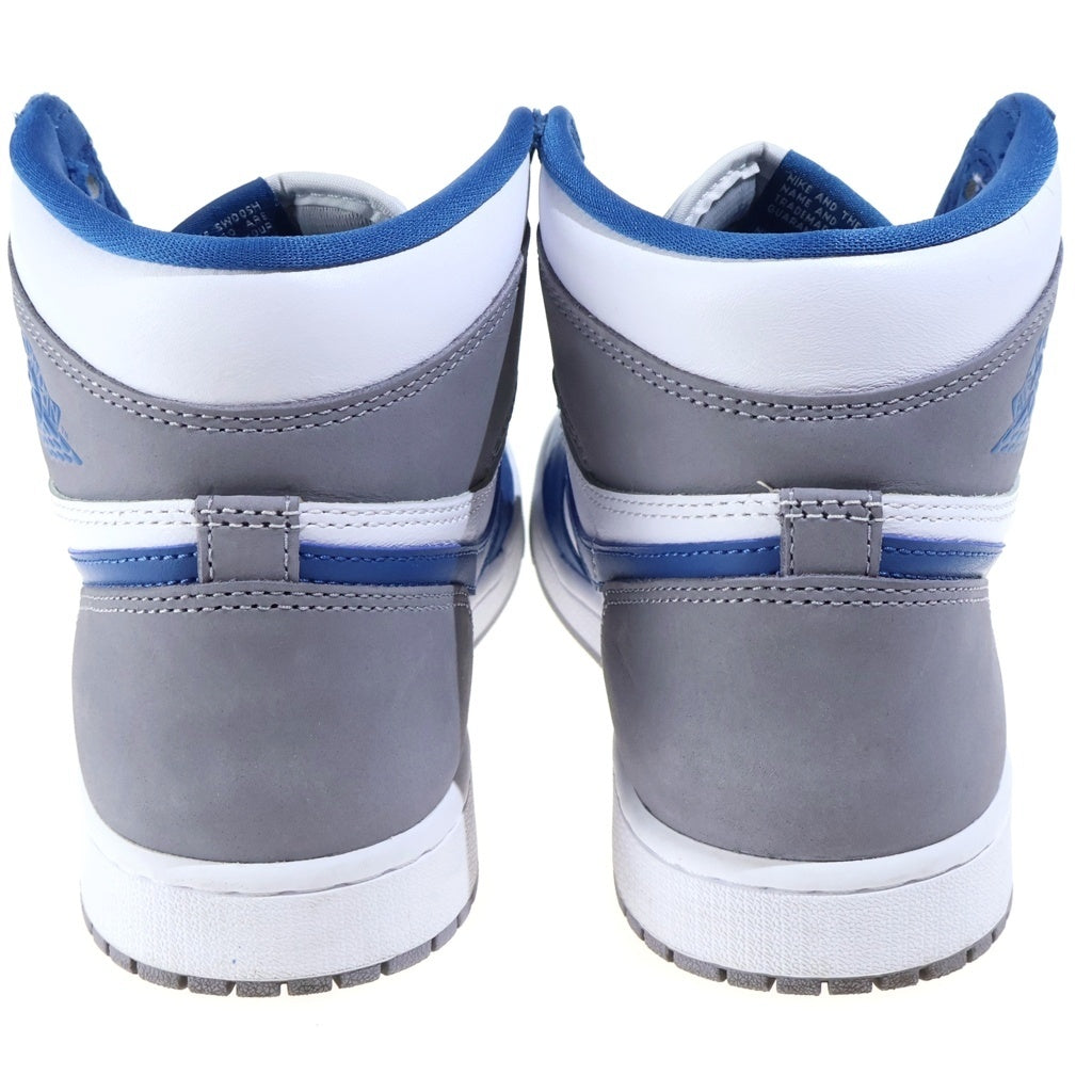 NIKE(ナイキ) AIR JORDAN1 RETRO HIGH OG エアジョーダン1 トゥルーブルー ハイカットスニーカー ブルー US9.0/27.0cm DZ5485-410