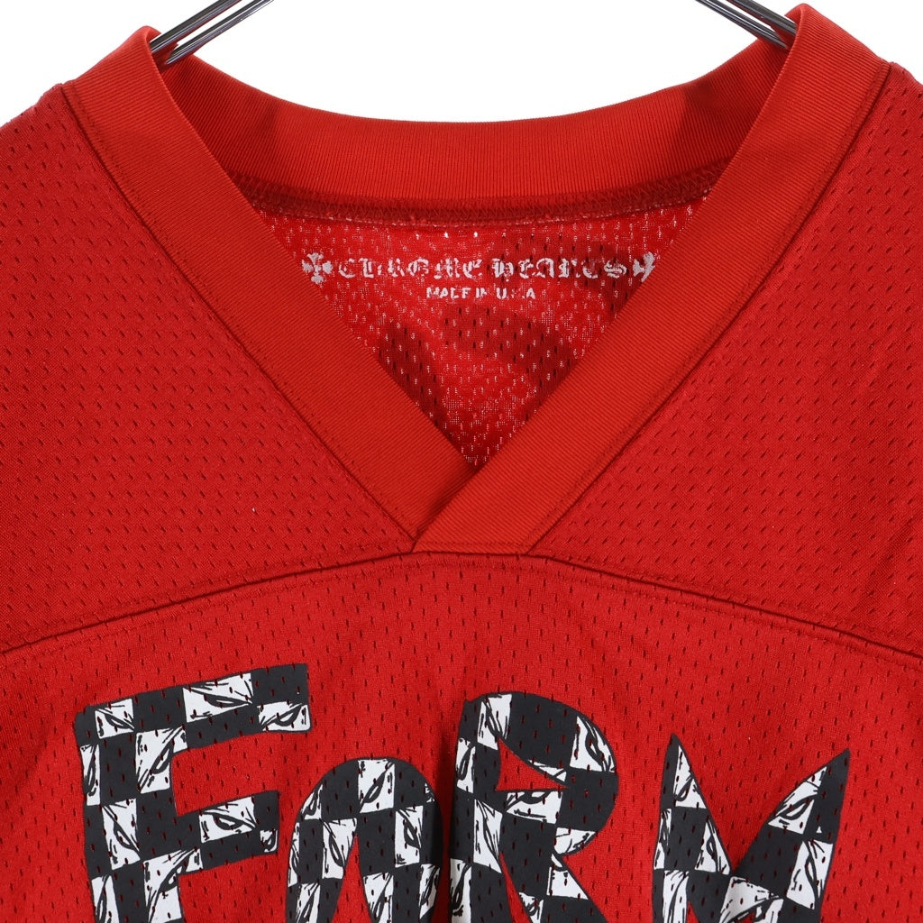 CHROME HEARTS(クロムハーツ) PPO FORM TEAM MESH WARM UP JERSEY TEE MATTY BOY プリントメッシュTシャツ レッド