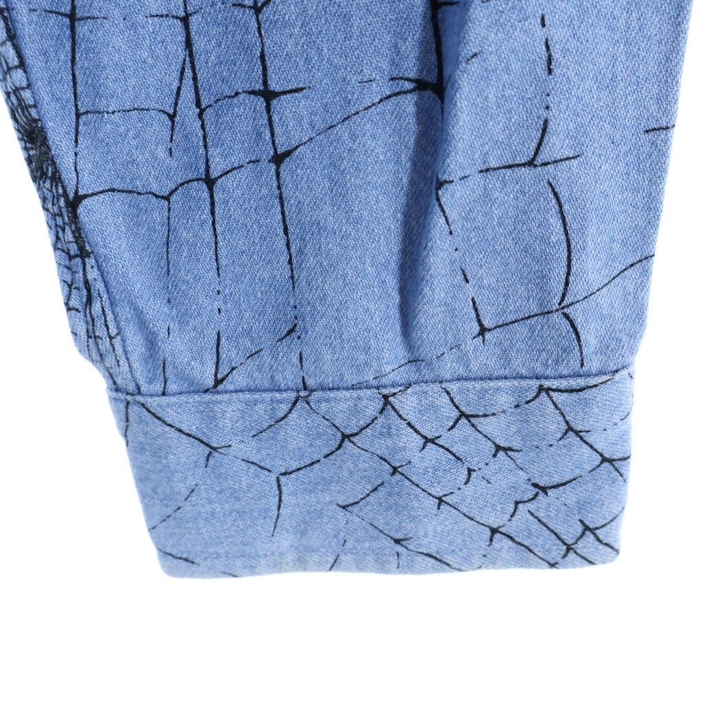 SUPREME(シュプリーム) 16AW Spider Web Shirt スパイダーウェブ 長袖 シャツ インディゴ