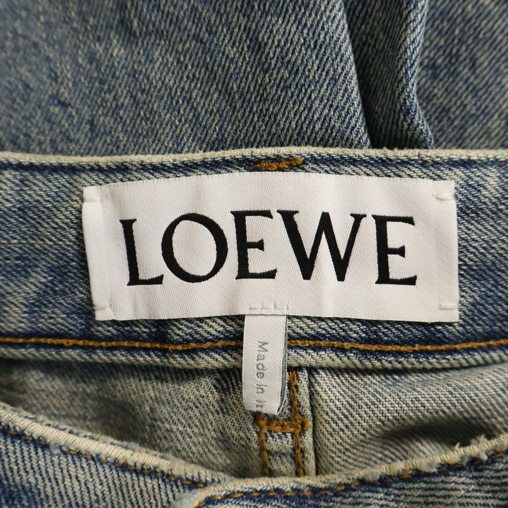 LOEWE(ロエベ) Button fly Wide Denim Pants ボタンフライ ワイド デニムパンツ S540Y11X73