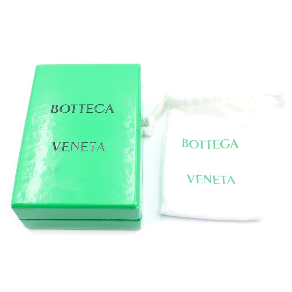 BOTTEGA VENETA(ボッテガヴェネタ) イントレチャート レザー マグネット マネークリップ ブラック