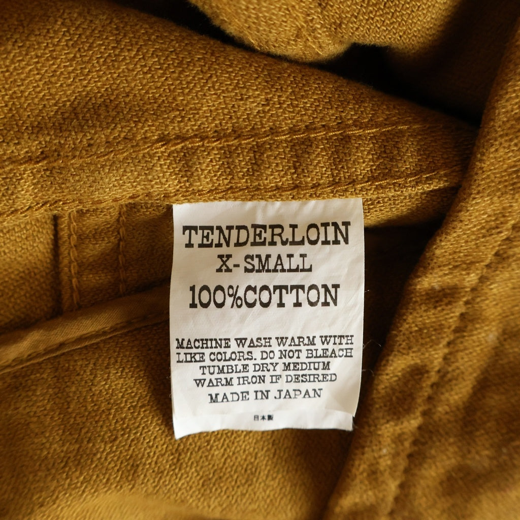 TENDERLOIN(テンダーロイン) T-MOLESKIN ZIP JKT モールスキン ジップアップ ジャケット ブラウン