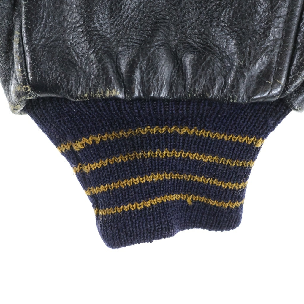 VINTAGE(ヴィンテージ) BUTWIN 50S～60S SHEA SPORTING GOODS CO. ピッツバーグ スナップボタン スタジアム ジャンパー ネイビー/イエロー