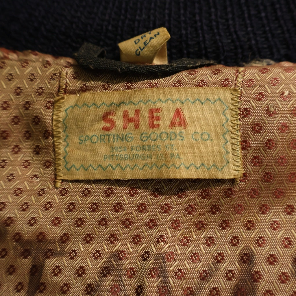 VINTAGE(ヴィンテージ) BUTWIN 50S～60S SHEA SPORTING GOODS CO. ピッツバーグ スナップボタン スタジアム ジャンパー ネイビー/イエロー