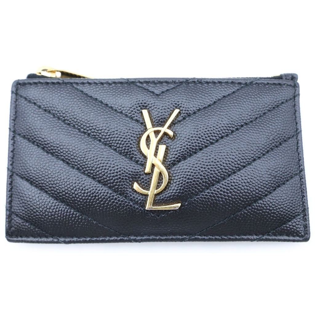 SAINT LAURENT PARIS(サンローランパリ) モノグラム フラグメントケース カードケース ブラック 607915 レディース