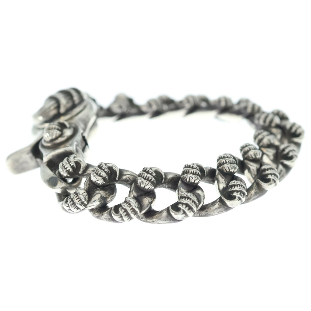 CHROME HEARTS(クロムハーツ) CROW FNCY CHN LNK ファンシーリンククリップブレスレット 13リンク シルバー
