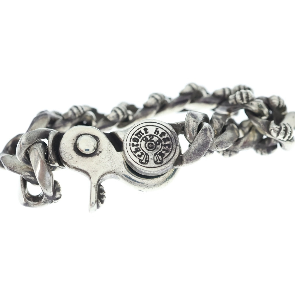 CHROME HEARTS(クロムハーツ) CROW FNCY CHN LNK ファンシーリンククリップブレスレット 13リンク シルバー