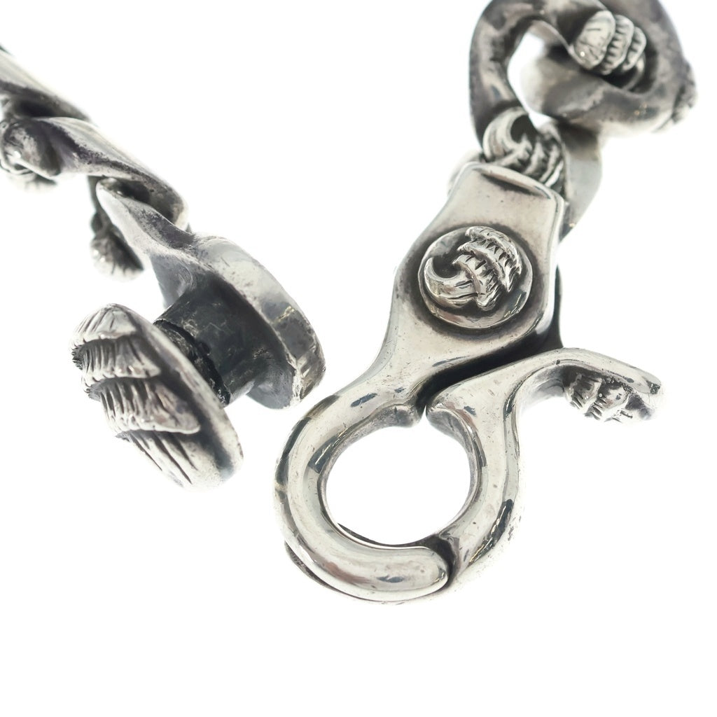 CHROME HEARTS(クロムハーツ) CROW FNCY CHN LNK ファンシーリンククリップブレスレット 13リンク シルバー