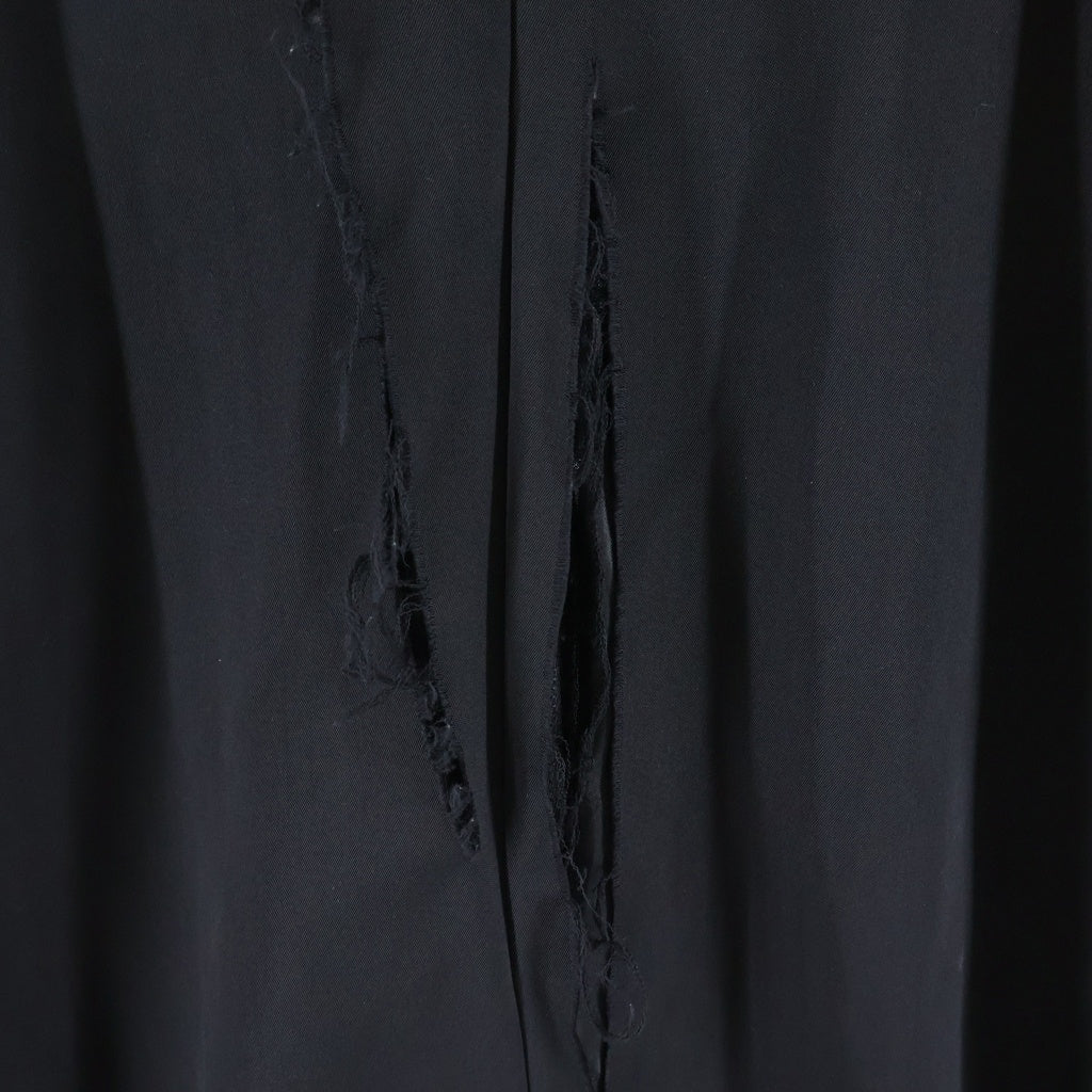 BALENCIAGA(バレンシアガ) 21AW デストロイ オーバー 2B テーラード ジャケット ブラック