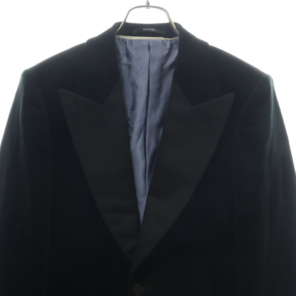 GUCCI(グッチ) ベルベット 2B テーラードジャケット ブラック 575454