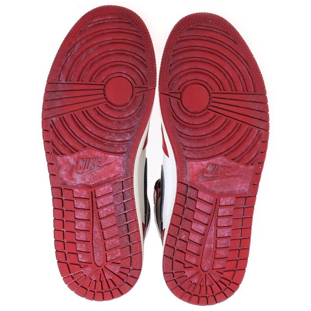 NIKE(ナイキ) AIR JORDAN 1 HIGH OG LOST FOUND CHICAGO DZ5485-612 エアジョーダン1 ロスト ファウンド シカゴ ハイカットスニーカー レッド/ホワイト US8/26cm