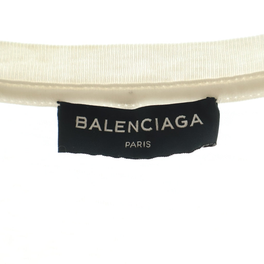 BALENCIAGA(バレンシアガ) BB MODE ロゴ プリント 半袖 Tシャツ カットソー ホワイト