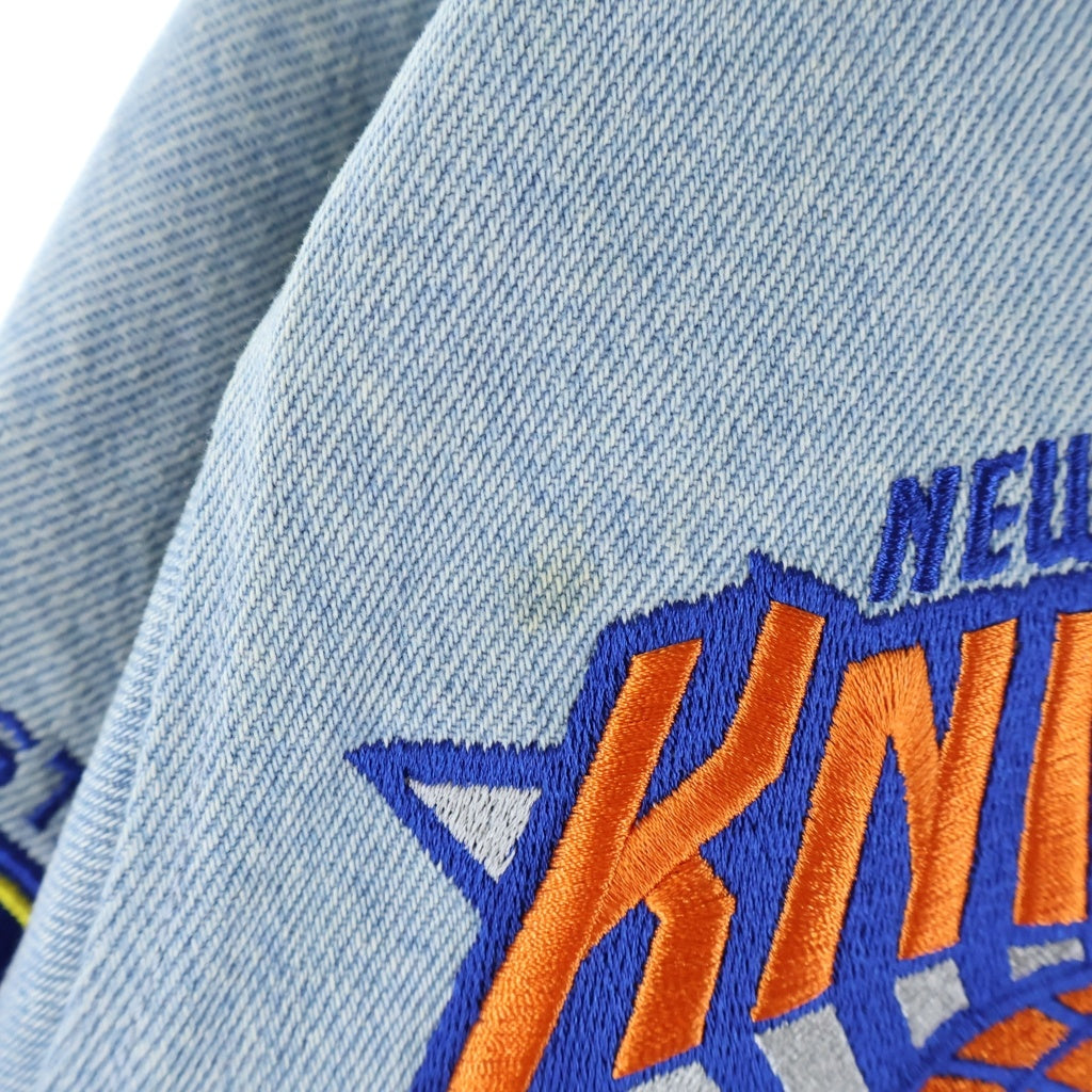 SUPREME(シュプリーム) 18SS ×NIKE NBA Denim Warm-Up Jacket ナイキ デニム ウォームアップ ジャケット スタジャン ブルゾン インディゴ AO3632-440