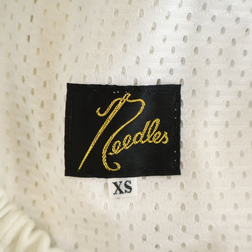 Needles(ニードルス) POLY SMOOTH TRACK PANT ポリースムース サイドライン ジャージ トラックパンツ ホワイト/パープル MR286