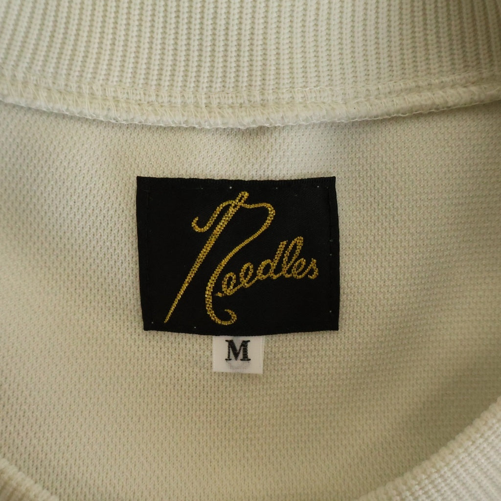 Needles(ニードルス) Track Crew Neck Shirt トラッククルーネック スウェット ホワイト/パープル MR285