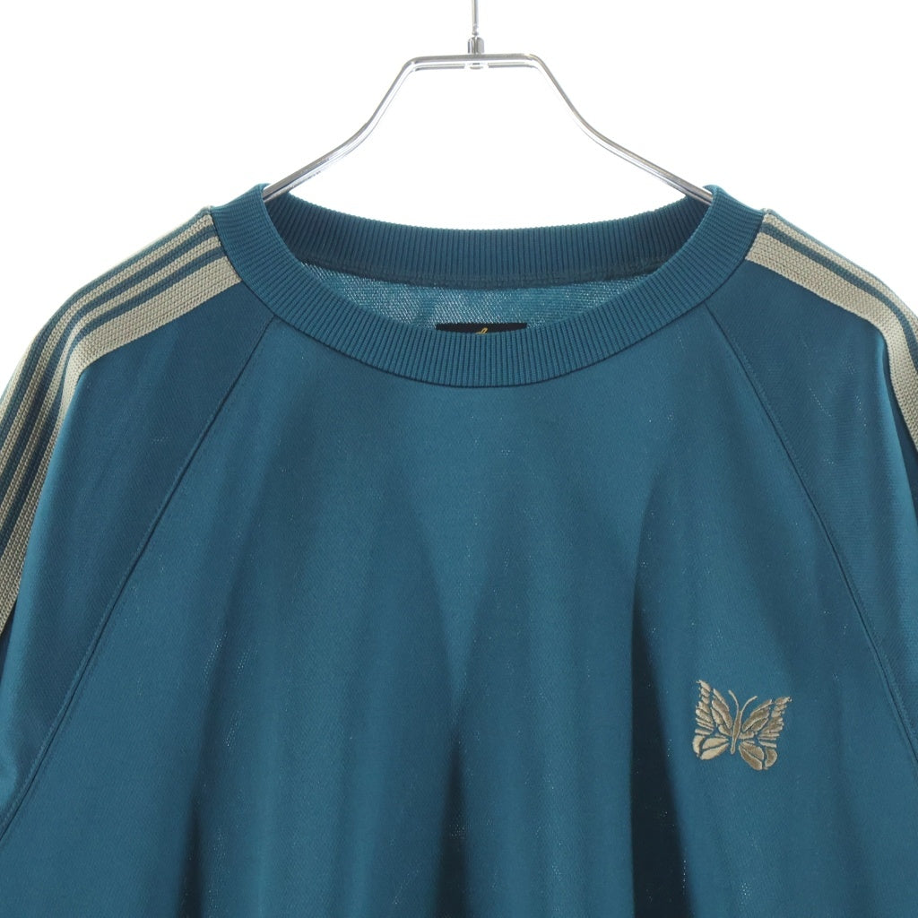 Needles(ニードルス) Track Crew Neck Shirt トラッククルーネック スウェット グリーン/ゴールド SX405