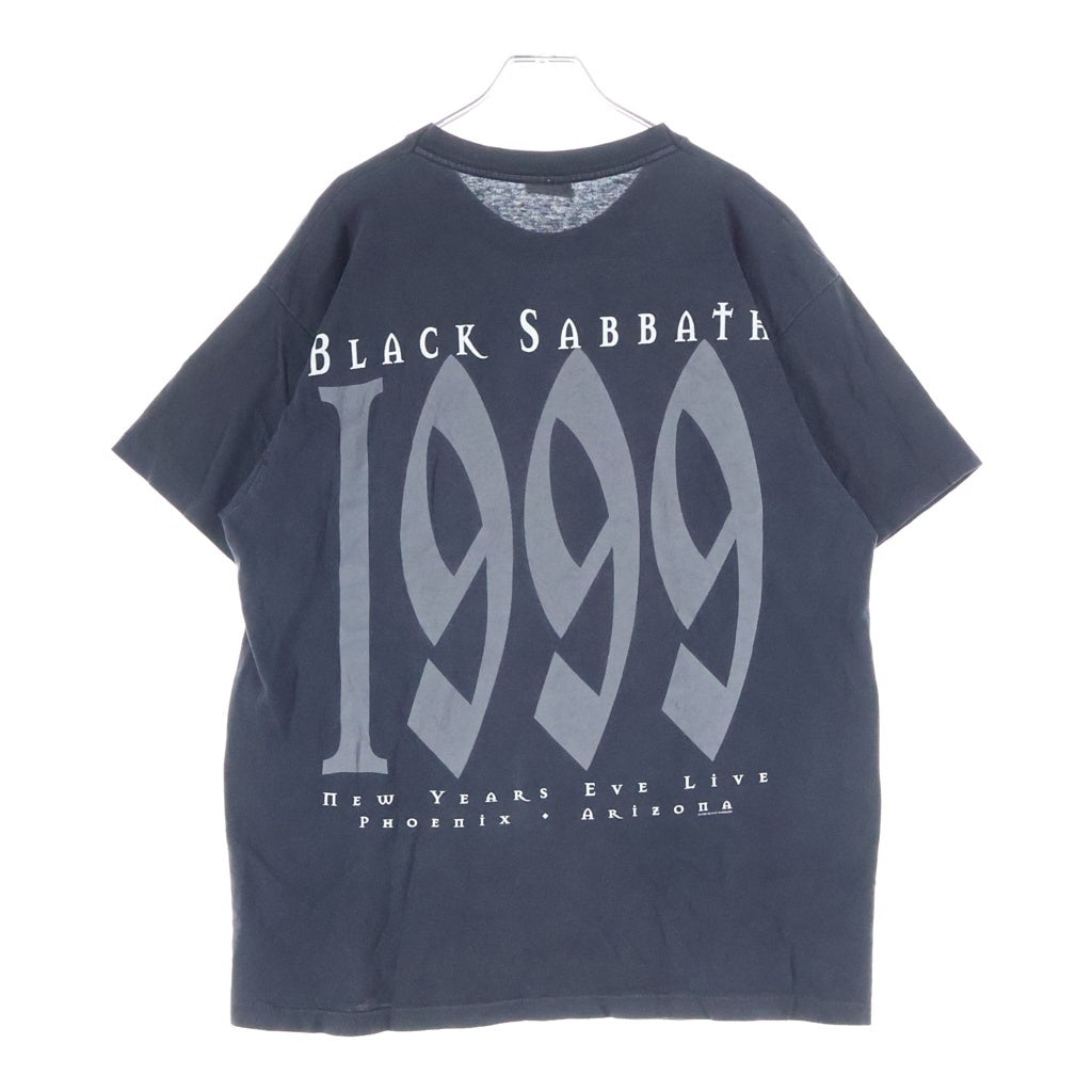 VINTAGE(ヴィンテージ) 90s Black Sabbath New Year's Eve Tour T-Shirt ブラックサバス 両面プリント ツアーTシャツ カットソー ブラック