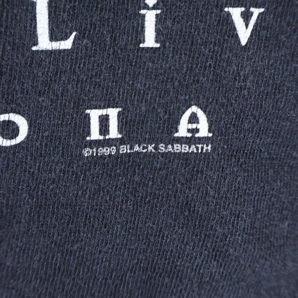 VINTAGE(ヴィンテージ) 90s Black Sabbath New Year's Eve Tour T-Shirt ブラックサバス 両面プリント ツアーTシャツ カットソー ブラック