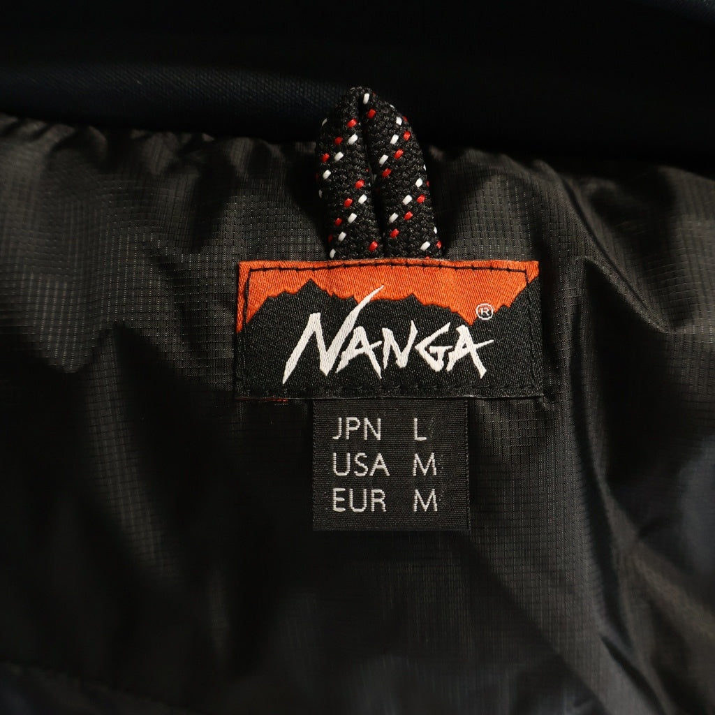 NANGA(ナンガ) AURORA LIGHT STAND COLLAR DOWN JK MIKAMI オーロラテックスライト スタンドカラーダウンジャケット ミカミ ブラック N1smBKG5
