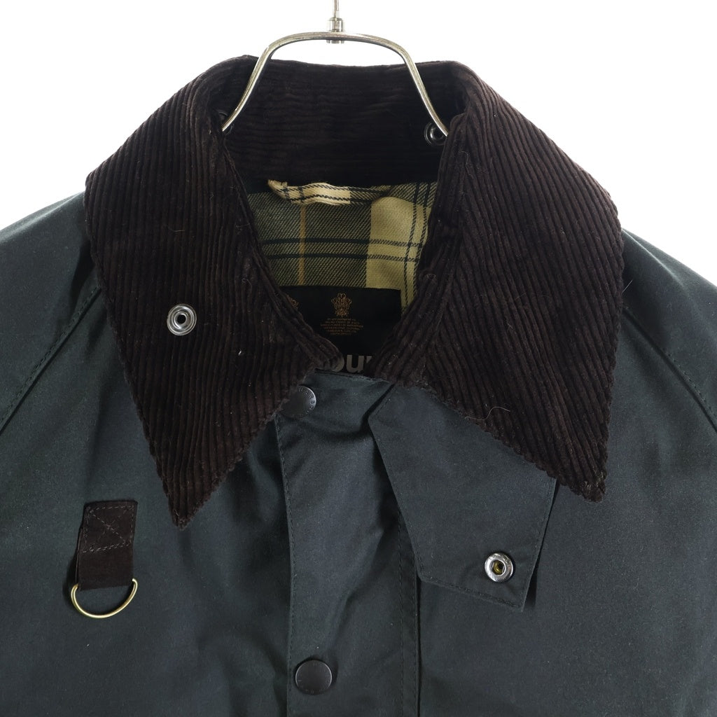 Barbour(バブアー) SPEY スペイ ワックス コットン ショート ブルゾン ジャケット カーキ 232MWX1212