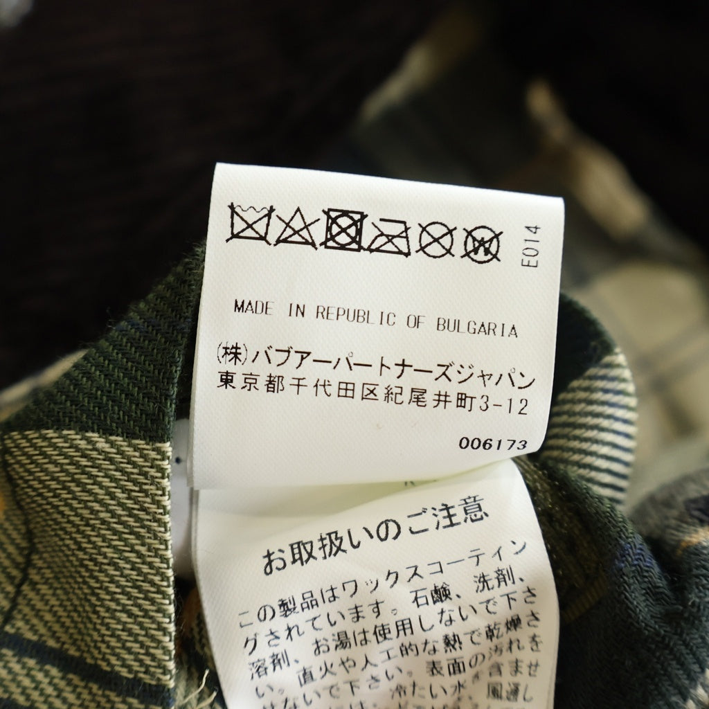 Barbour(バブアー) SPEY スペイ ワックス コットン ショート ブルゾン ジャケット カーキ 232MWX1212