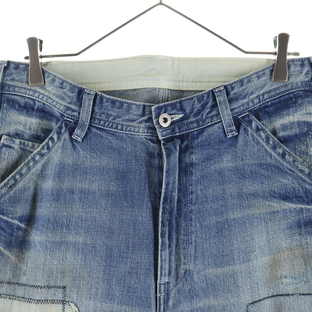 UNIVERSAL OVERALL(ユニバーサルオーバーオール) 12.75oz CONE DENIM リメイクペインターパンツ インディゴ HT2433601-C