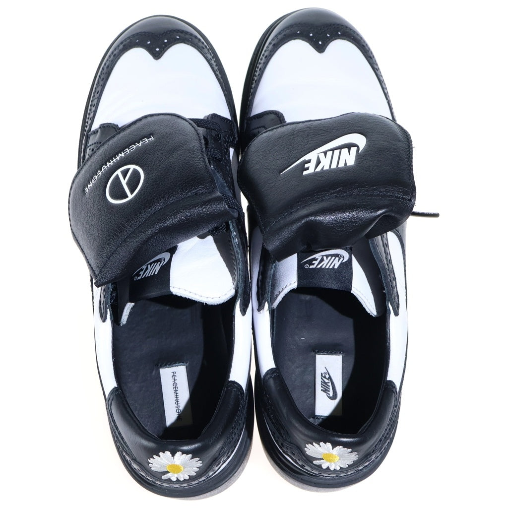 NIKE(ナイキ) ×PEACEMINUSONE KWONDO1 ピースマイナスワン レザーローカットスニーカー ブラック/ホワイト US11/29cm DH2482-101