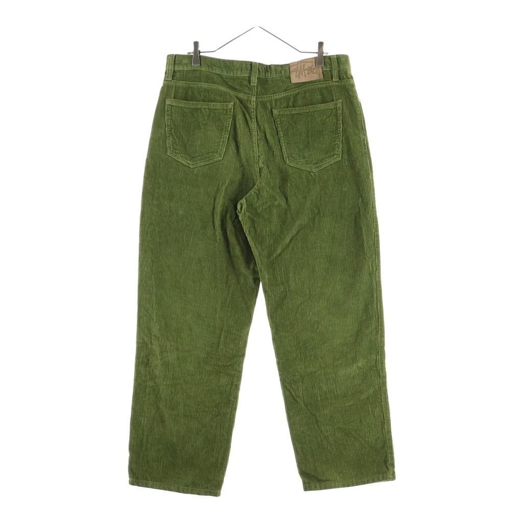 STUSSY(ステューシー) Corduroy Big OL Pant コーデュロイ ビッグオル パンツ グリーン 116509