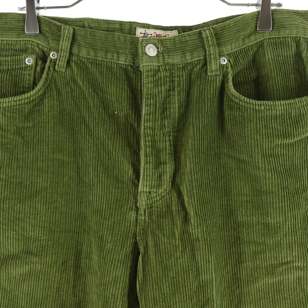 STUSSY(ステューシー) Corduroy Big OL Pant コーデュロイ ビッグオル パンツ グリーン 116509